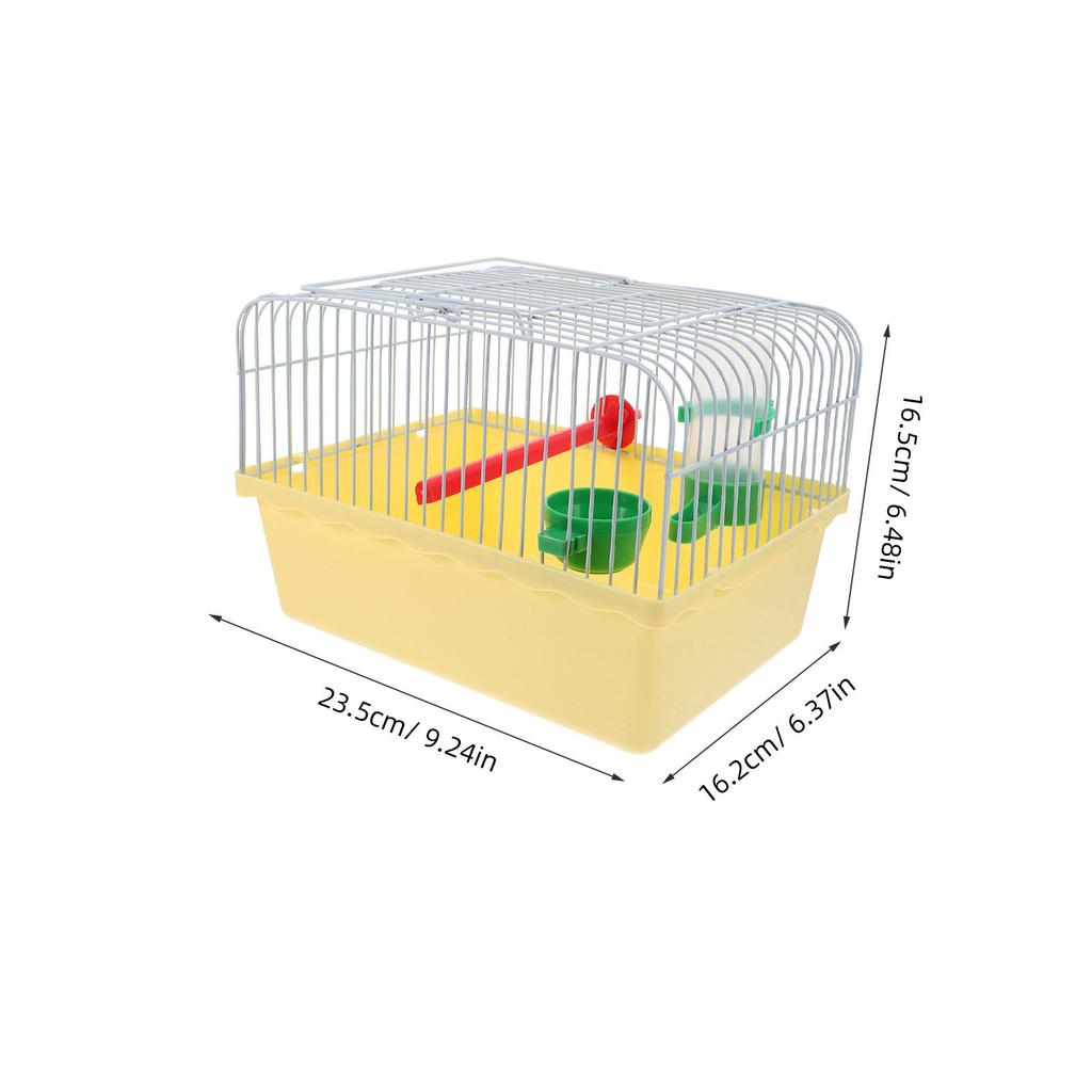 Portable Small Bird Cage ABS Iron Spacious Travel Carrier Perch Food Box Water Dispenser Parrot Carrying Cage Bird Carrier