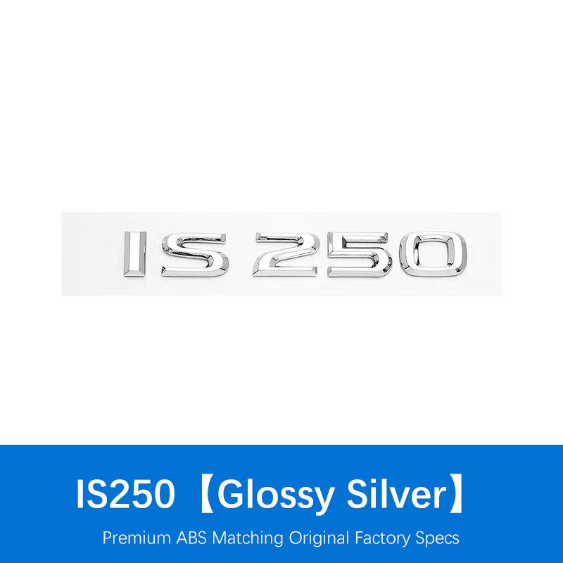 WQB1 Car trunk letter sticker Accessory For Lexus IS250 ES200 ES240 ES250 ES300 ES350 IS200 IS300 NX200t NX300 RX270 RX300 RX350
