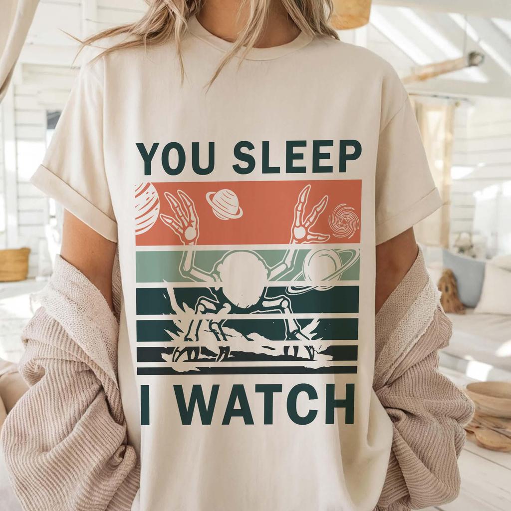 Project Hail Mary Rocky You Sleep I Watch Unisexs TShirt Unisex ONeck 100Cotton Short Sleeve Y2k Oversized Book lover Gift