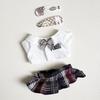 For 17CM Labubu Valentine's Clothes Pendant Labubu Sitting Party Innocent Couple Suit Dolls Accessories Decoration