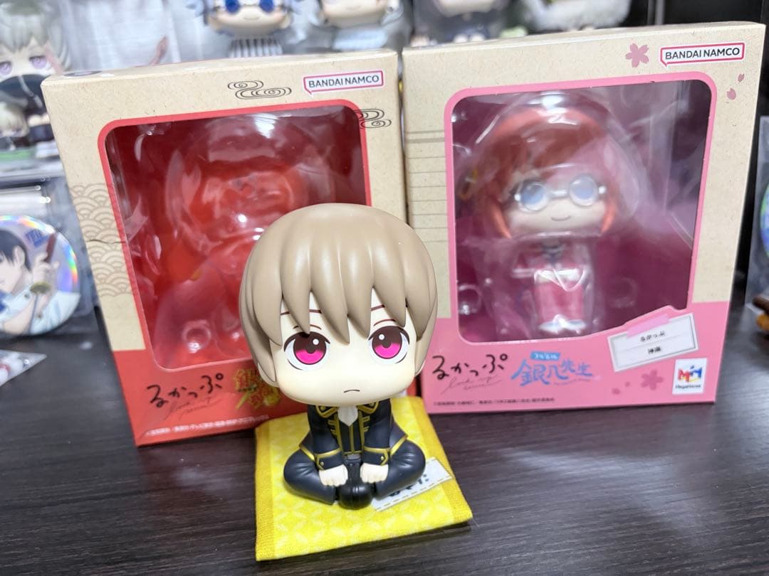 [USED] Rukappu Gintama Okita Sougo Kagura Figure with Bonus Item