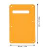 Silver, Black, Gold, Red Bronze, Orange Electric Guitar Backplate Guitar Pickguard  Electric Guitar