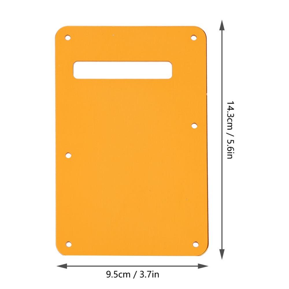 Silver, Black, Gold, Red Bronze, Orange Electric Guitar Backplate Guitar Pickguard Electric Guitar