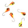 5PCS Ice Fishing Hooks 5MM High Carbon Steel Ice Fishing Jig Lures for Outdoor Fishing Accessories