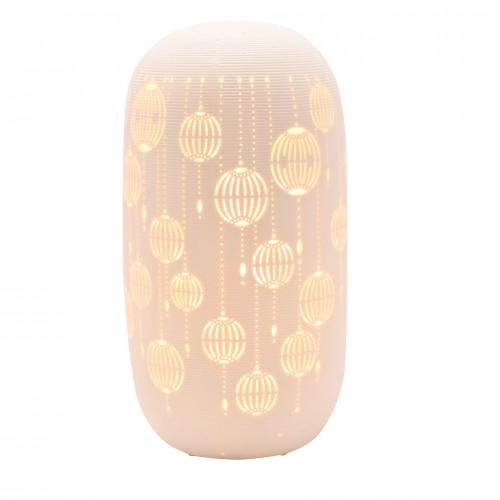 White Porcelain Christmas Bauble Lamp