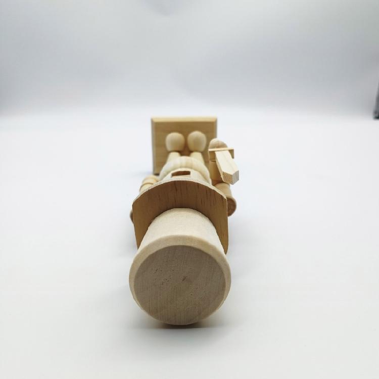Christmas Unfinished Nutcrackers 25.5cm Unfinished Wood Nutcrackers Christmas Painting Nutcrackers Figures Decorations