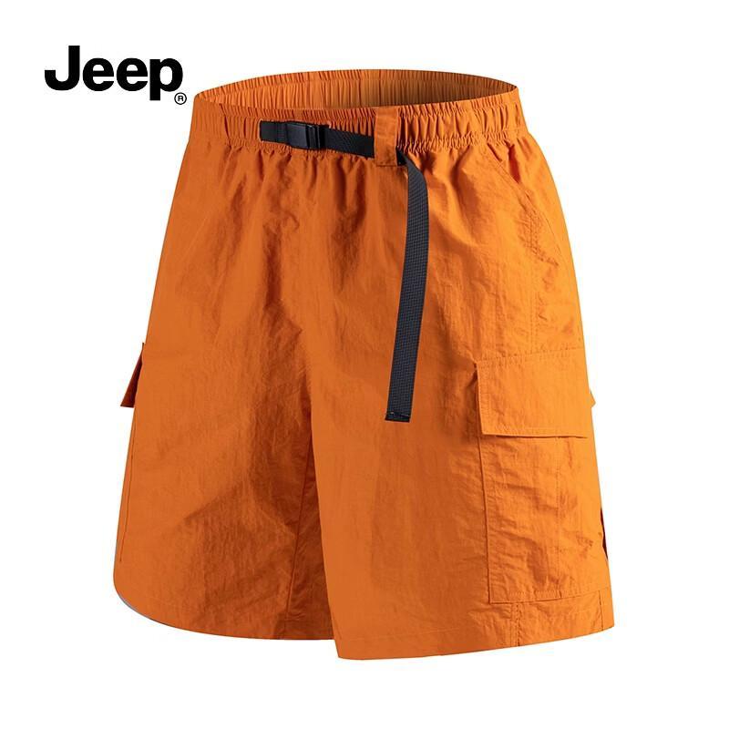 JEEP P86BMWP530 Unisex Quick-Dry Multi-Pocket Outdoor Shorts S