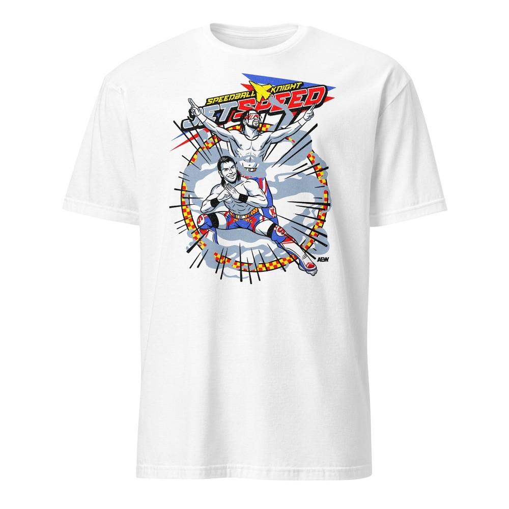 Jet Speed  Speedball amp; Knight Official AEW TShirt Unisex T-Shirt S