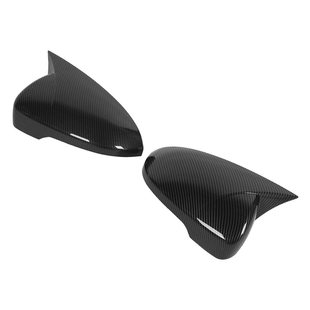 Pair Horn Shape Door Mirror Covers Side Mirror Caps Replacement for Hyundai Tucson 2019?2020Carbon