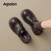 Platform-soled New Spring Retro British Small Leather Shoes Commuter Shoes