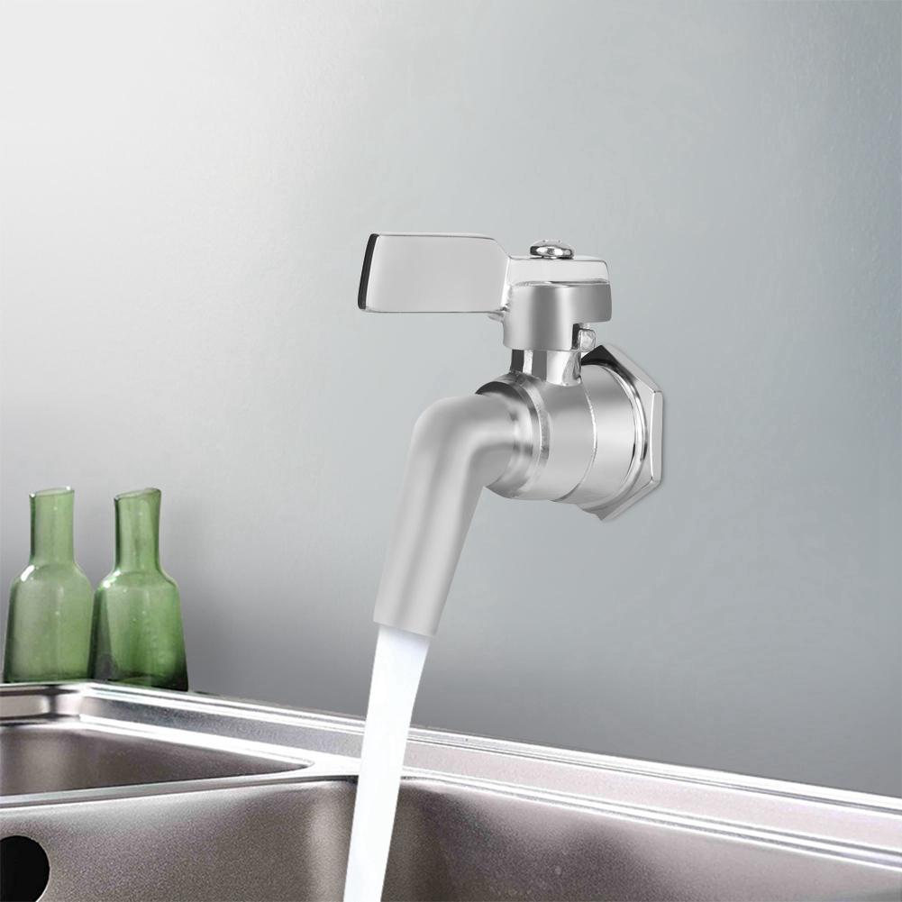 Rubinetto Dispenser Birra, Leva di Controllo Acciaio Inossidabile Rubinetto per Birra Fatta in Casa Vino Bevanda Fusto, Acqua Latte Bevanda con Hlth, sy Servizio per Bollitore