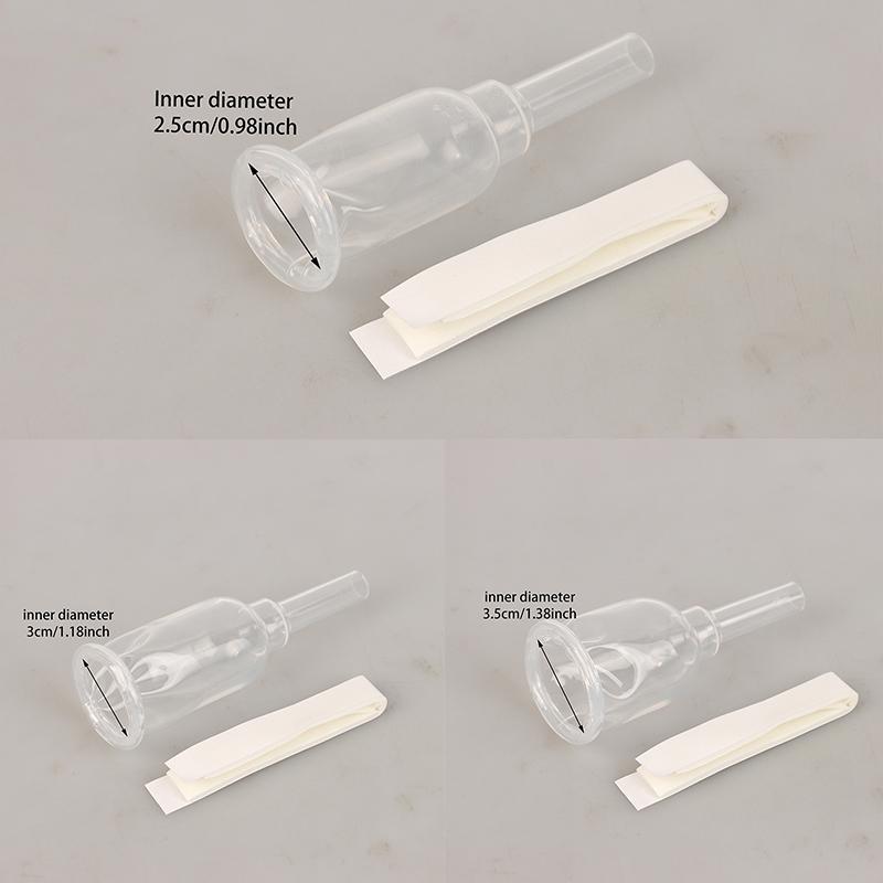 Sterilized Comfortable Medical Silicone Male External Catheter Self Adhesive Silicone Catheter External Size S M L