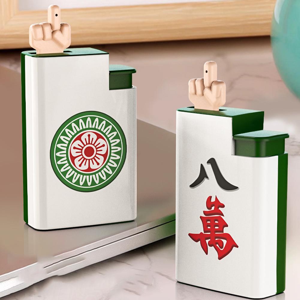 Mini Mahjong Theme Water Gun for Kids Entertainment Water Spray Discharge and Prank Toy