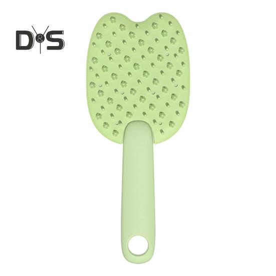 

1/2 шт. двухсторонняя щетка для шерсти домашних животных, массажная щетка для собак, кошек, щенков, котят, расческа для удаления спутанной шерсти, инструмент для ухода за домашними животными 1pc зелёный