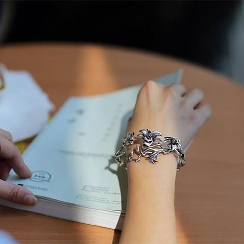 Summer Independent Design Handmade Magnolia Ladies Bracelet Exquisite And Beautiful Fashion  Jewelry