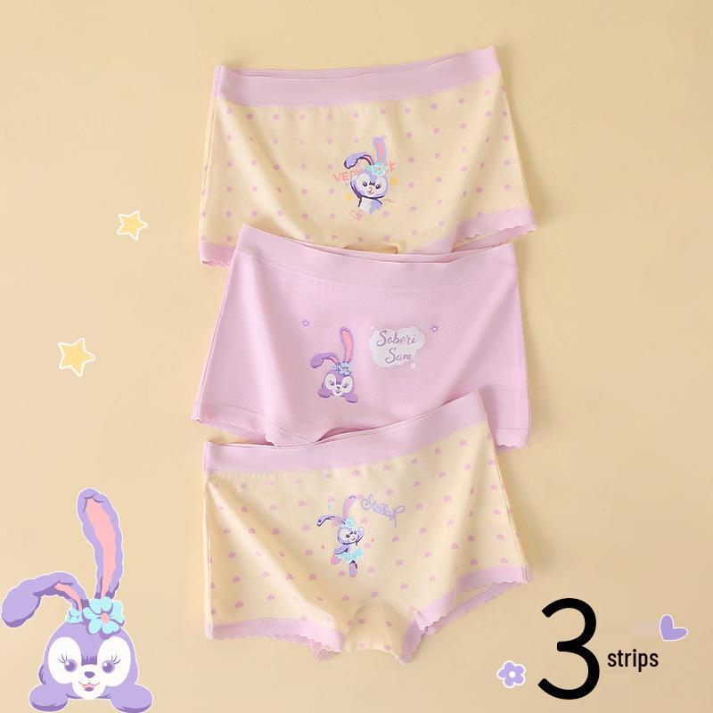 Reine Baumwollunterwäsche für Mädchen, Klasse A Boxer und Dreieckslips, Vier-Eck-Shorts für ältere Mädchen – Nicht einschneidendes Design