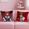 popular anime High School DxD Cushion Cover Soft & Easy-Wash Pillow Case – Versatile for Couch, Bed, Travel and Office