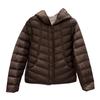Womens Lightweight 90% Down Fill Hooded Short Puffer Jacket Winter Warm Casual Coat