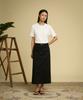Beulonseun 10.5 Oz Usa Cotton Tubular Gusset Tee White