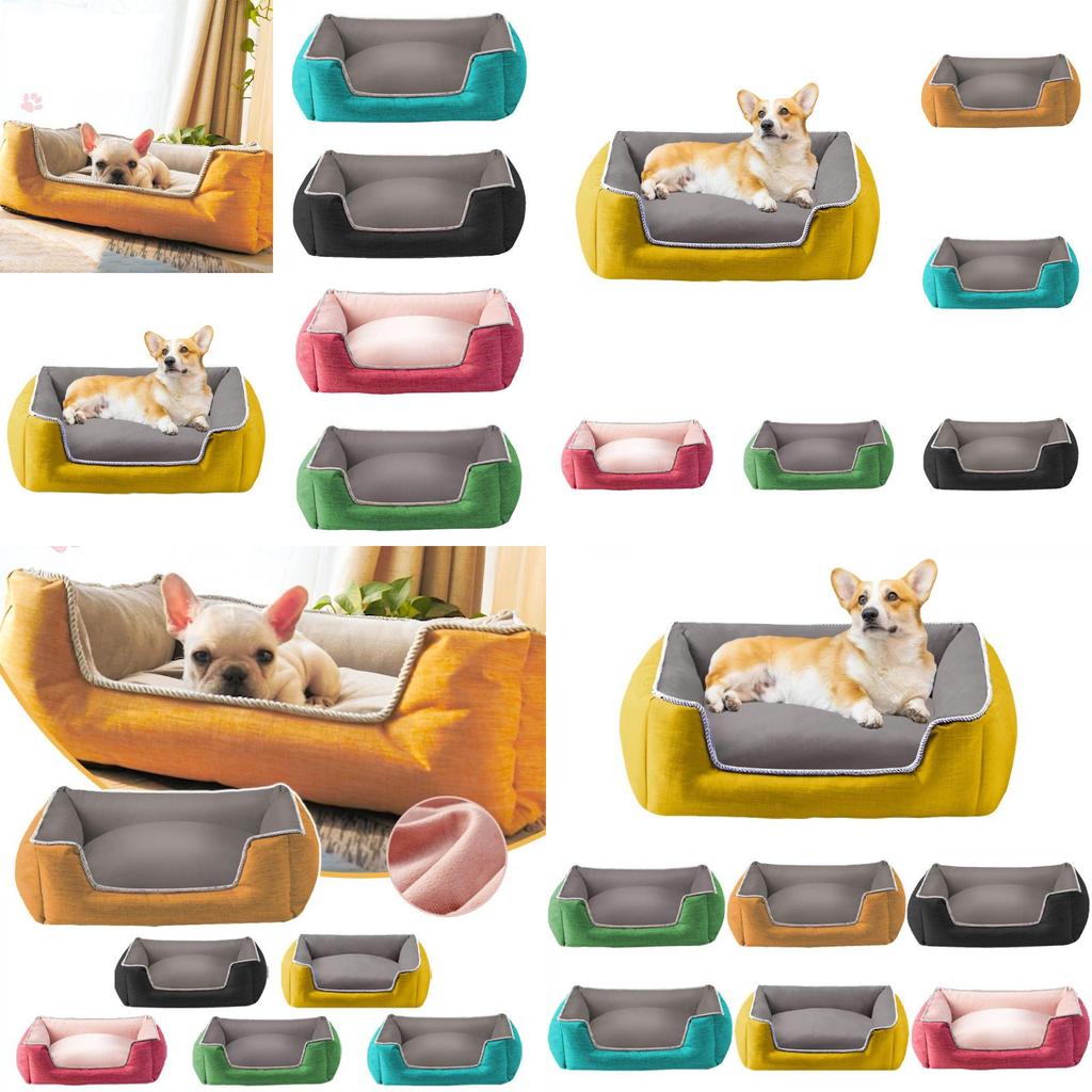 Plush Nest Dog Cat Pet Bed Comfy And Removable For Easy Cleaning