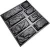 Mold for Wall Decoration, Artificial Stone and Tiles from Plaster, Concrete, Gypsum 'Bulgarian Slate' SET 8 Pcs DIY