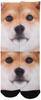 Hip Shop Shiba Inu Crew Size HE6241D101 Socks, 26-28cm,