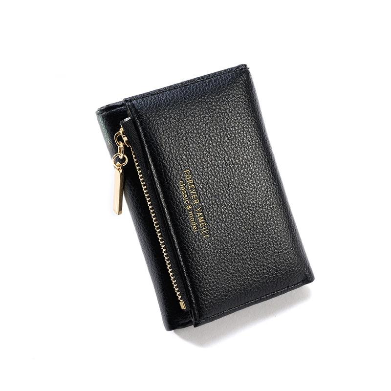 Simple Women's Wallet Short Leather Clutch Purse Female Money Clip High Quality Card Holder