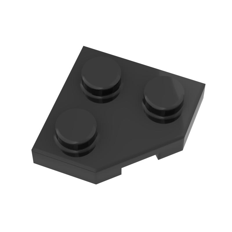 Non-Toxic Moc 10Pcs 26601 Wedge Plate 2X2 Building Blocks Kit Cut Corner Board Bricks Educational Particle Diy Toys Children Birthday Gift