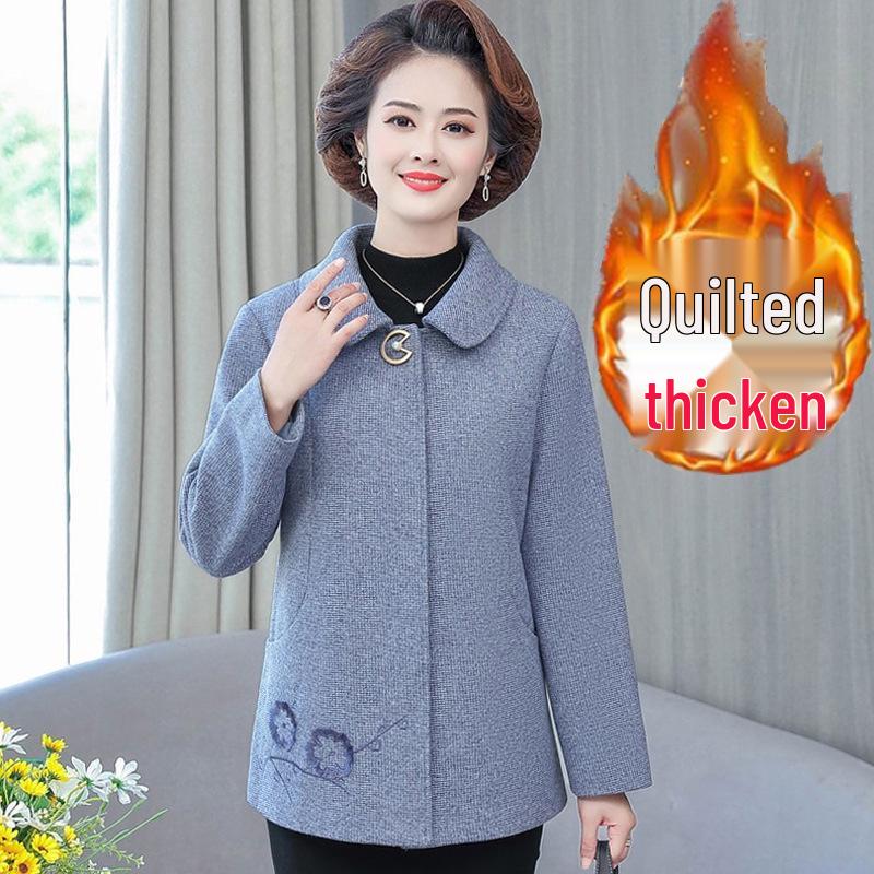 Spring & Autumn Outerwear for Middle-aged Women: Refined 2025 Style for 60-Year-Old Ladies.