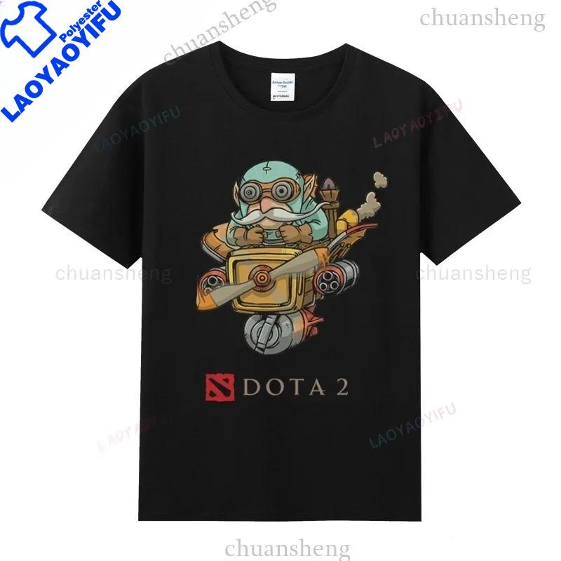 Футболки Dota 2 Игровые Герои Печатная Футболка Топ Shadow Fiend Pudge Axe Slardar Sven Kunkka Timber Унисекс Повседневная Графическая Футболка XS