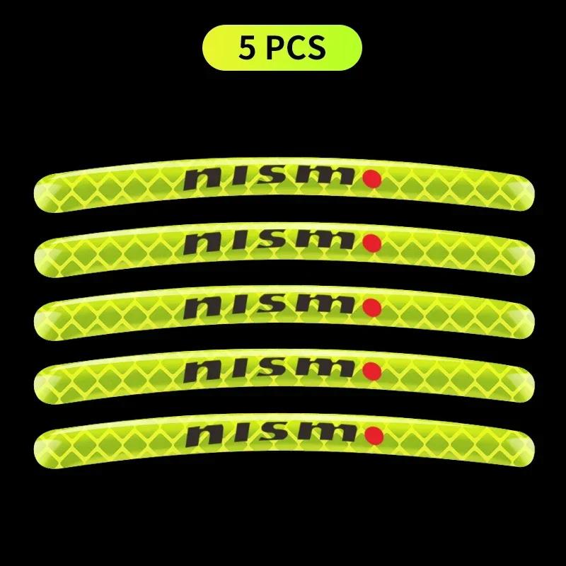 

Флуоресцентная наклейка на колесо автомобиля Наклейка на диск Отражающая предупреждающая для Nissan Nismo Tiida Teana GTR Juke Qashqai Автоаксессуары