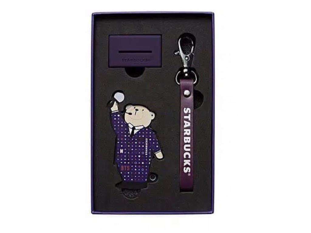 [USED] Starbucks Korea BTS Collaboration Bearista Keychain 1 Piece Only