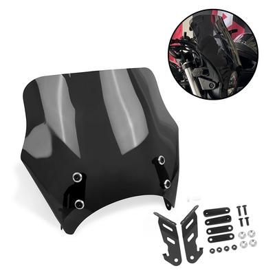 Motorcycle Front Adjustable Windshield For Kawasaki Eliminator 400 450 2025-2025 Eliminator 500 Wind Screen Deflector Windscreen