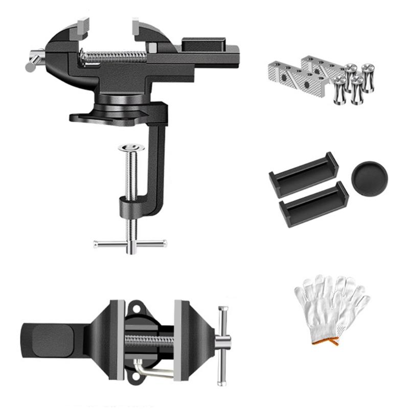 

Многоцелевые тиски для верстака, настольные, зажимные, сверхмощные, с поворотным основанием, для деревообработки, металла 1