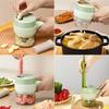 4-in-1 Handlicher Elektrischer Gemüseschneider Kabelloser Food Processor Gemüseschneider Set Pfeffer Knoblauch Stampfen Gehacktes Kochzubehör