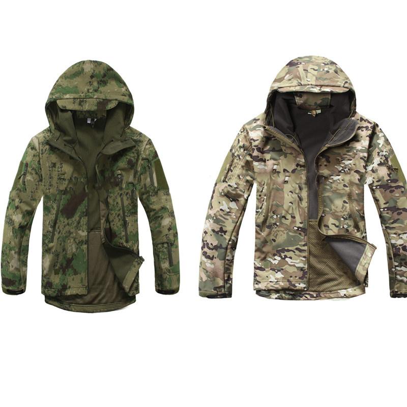 Military Soft Shell Tactical Jacket Outdoor Sports Hiking Hunting Army Training Waterproof Coat