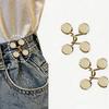 2~8Sets Adjustable Jeans Button Pant Waist Tightener,Detachable Decor Waist Buckle, No Sew and No Tools Button Pins for Jeans
