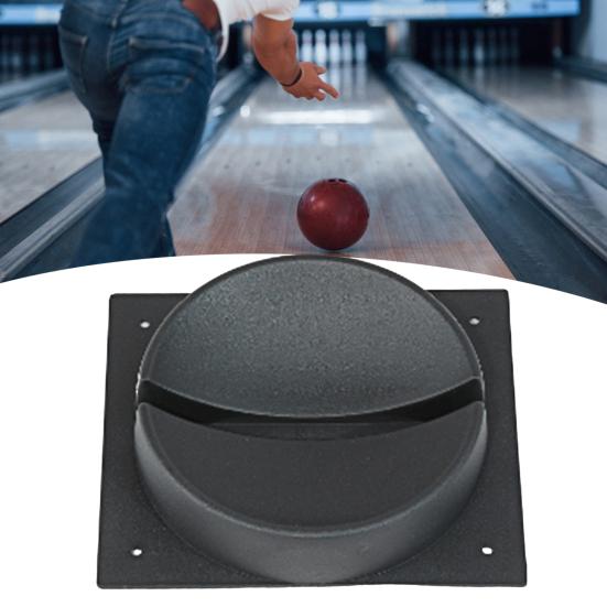 Stojan na bowlingové koule z plastu, černý držák na bowlingové koule, sportovní úložný stojan na bowlingové vybavení