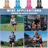 Eight Pieces of Assorted Color Elastic Muscle Tape Designed for Knee Support, Pre-Cut for Convenience Activities Running Cycling Hiking