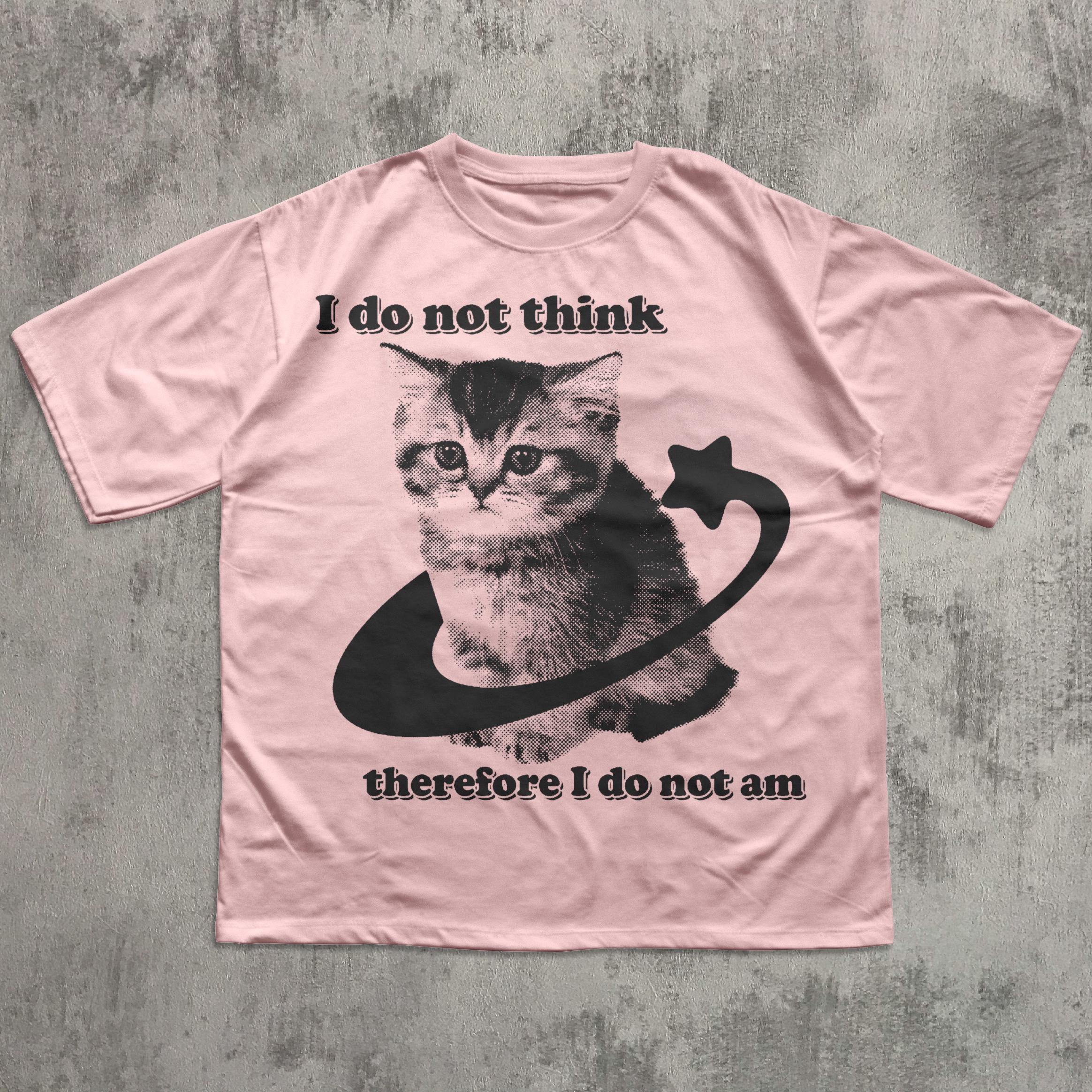 

2026 Summer Womens Funny Y2k Graphic Cat TShirt Unisex Cotton and Breathable Short Sleeve Oversized Loose Casual 4XL