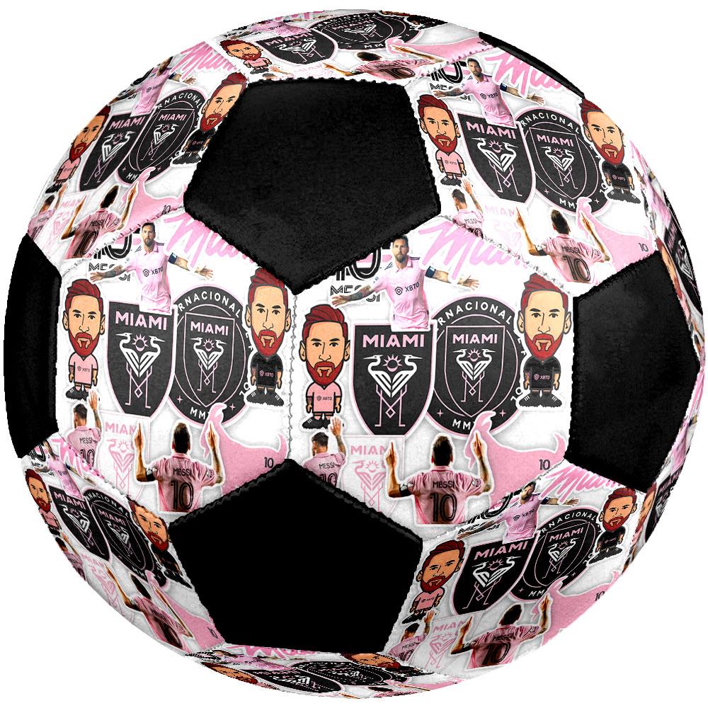 1pc Messi Soccer Ball Size 5 Indoor Soccer Ball Fashion Colorful Backyard Game - Great For Sports Fans Gift HE13