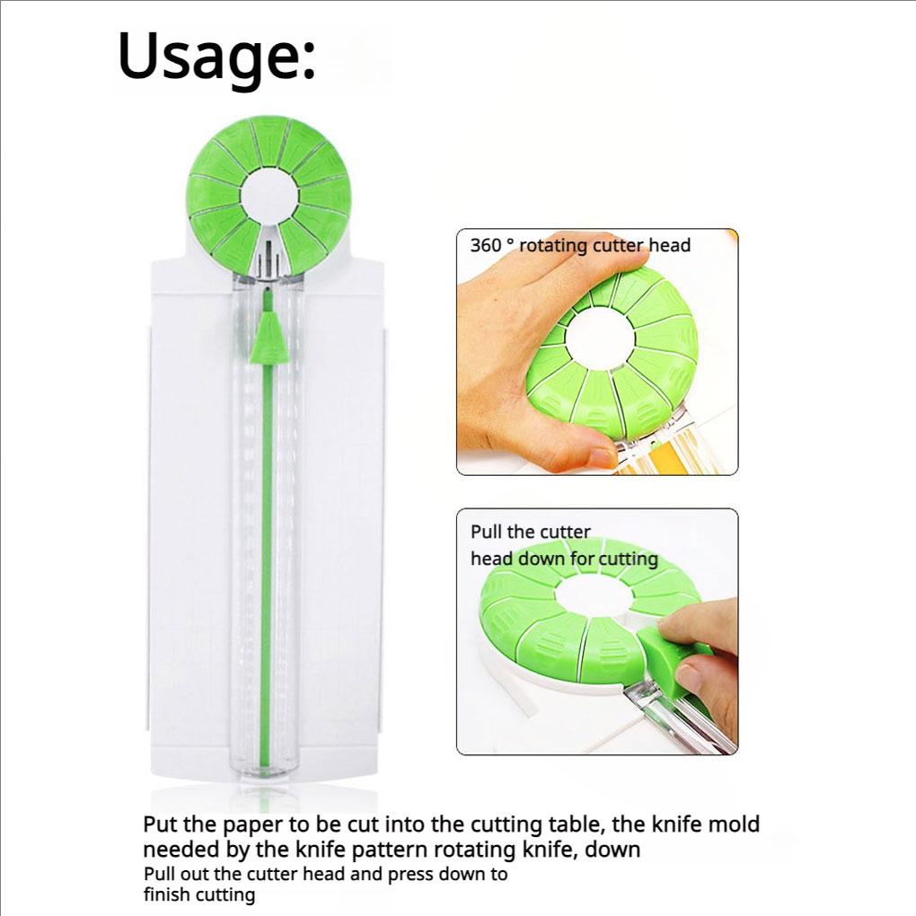 ABS Twelve In One Paper Cutter Smooth Rollers For Accurate Cutting Experience 12 In One Paper Cutter