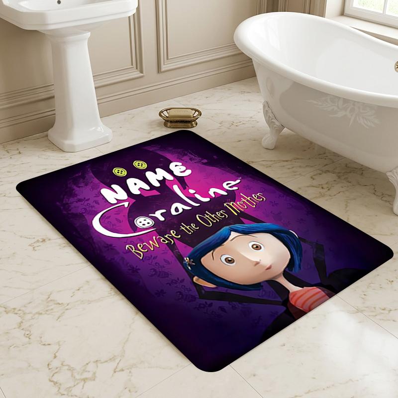 Personalized Name Magic Night Living Room Non-Slip Area Rug Soft Carpet for Bedroom Playroom Sofa Office Home Decor Doormat