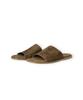 Brownyard Suede Slides, Dark Brown