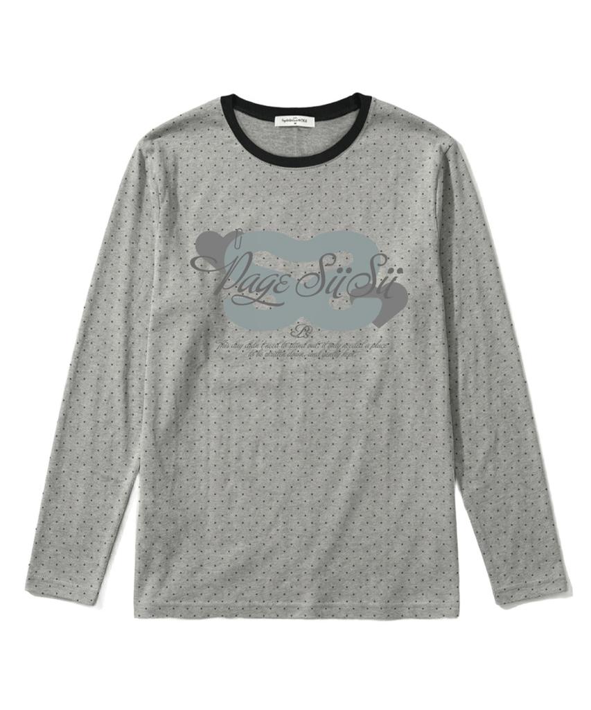 PAGESIISII Sisi Collage Print Dot Standard Fit Long Sleeve [2 Colors]