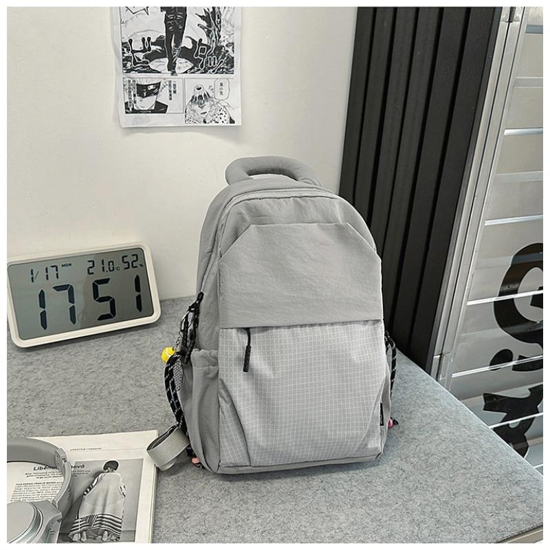 Small backpack men's and women's outdoor lightweight multi-purpose sports cycling backpack fashion contrasting color tablet casual breast bag
