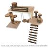 Small Pet Ladder for Hamster Cage Entertainment Jumping Platform Climbing Toy Multiple Playground Toy for Small Animals