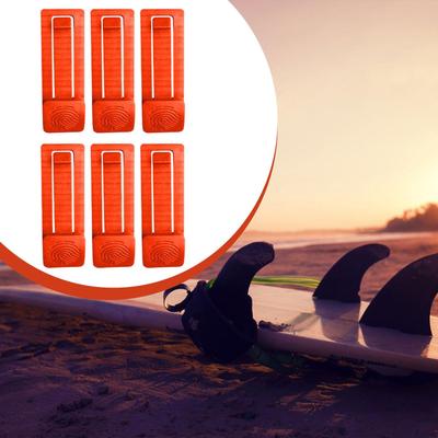 6 Sztuk Klipsy Klamry do Płetw Deski Surfingowej Wielofunkcyjne Części Narzędziowe Dorośli Sporty Wodne Praktyczne