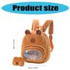 Cartoon Ita Bag Capybara Plush Backpacks Girl School Bag Plush Rucksack Travel Daypack for Girl Women Travel Camping