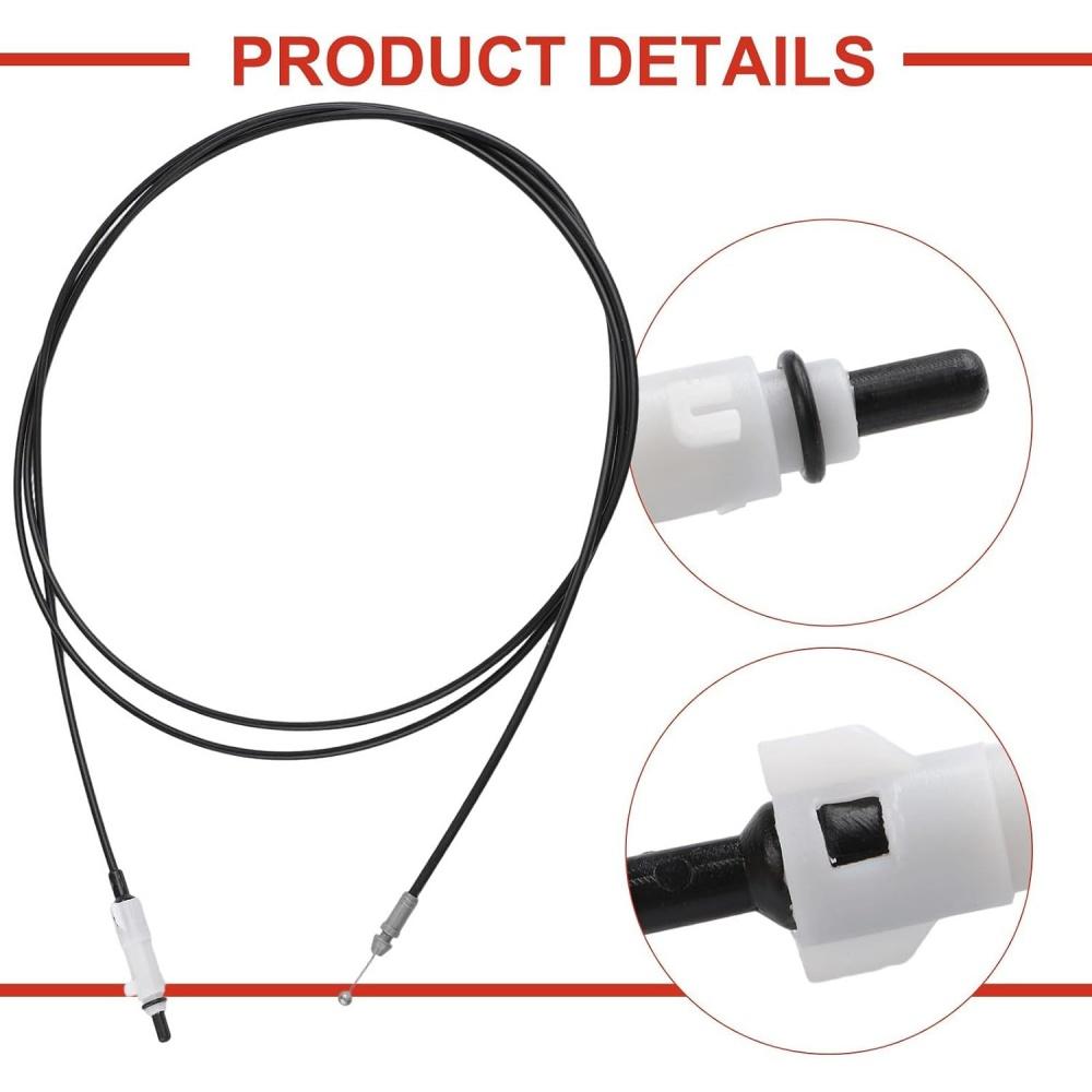 1X Fuel Lid Lock Control Cable 77035-52250 7703552250 For Toyota Yaris 2007-2012